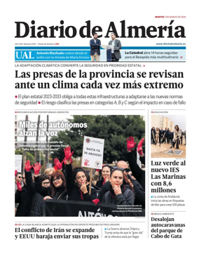 Cover of Diario de Almeria
