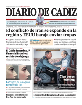 Cover of Diario de Cadiz