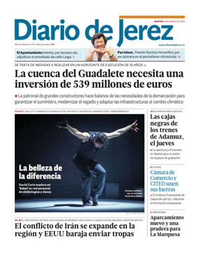 Cover of Diario de Jerez