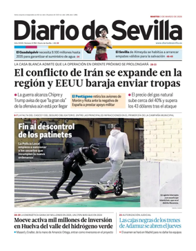 Cover of Diario de Sevilla