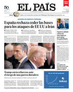 Cover of EL PAIS primera edicion