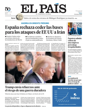 Cover of EL PAIS Valencia