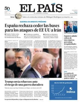Cover of El Pais Madrid