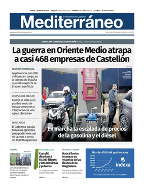 Cover of El Periodico Mediterraneo