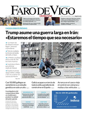 Cover of Faro de Vigo (Ourense)