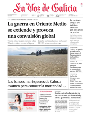 Cover of La Voz de Galicia (Barbanza)