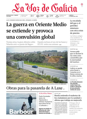 Cover of La Voz de Galicia (Deza)