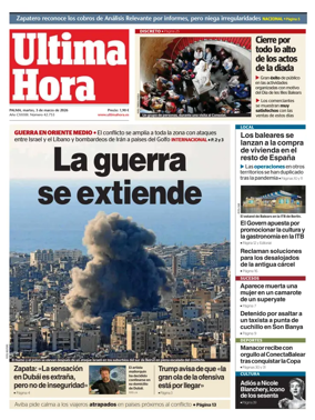 Cover of Ultima Hora