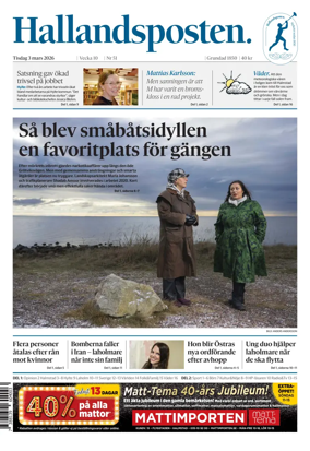Cover of Hallandsposten