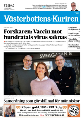 Cover of Vasterbottens-Kuriren