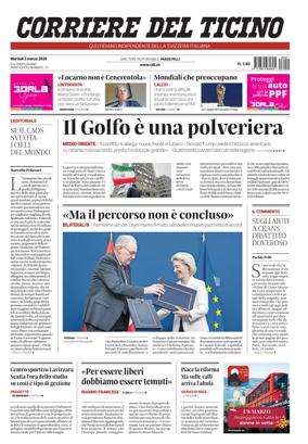 Cover of Corriere del Ticino