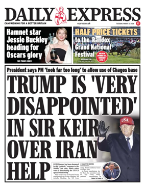Cover of Daily Express