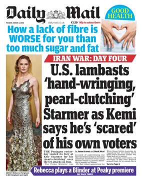Cover of Daily Mail
