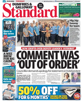 Cover of Dumfries & Galloway Standard