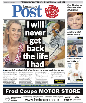 Cover of Lancashire Evening Post