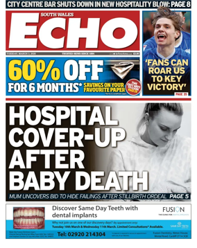 Cover of South Wales Echo