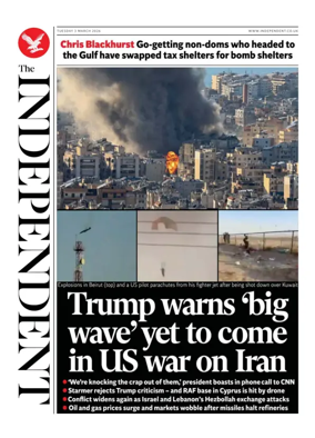 Cover of The Independent