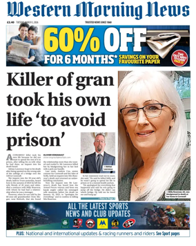 Cover of Western Morning News