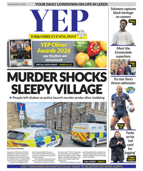 Cover of Yorkshire Evening Post