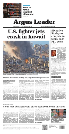 Cover of Argus Leader