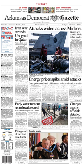 Cover of Arkansas Democrat-Gazette