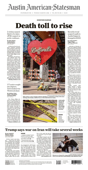 Cover of Austin American-Statesman
