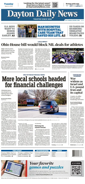 Cover of Dayton Daily News