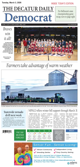 Cover of The Decatur Daily Democrat