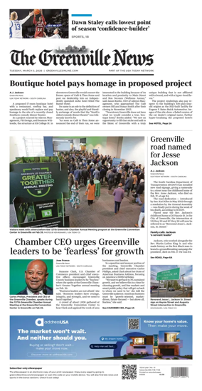 Cover of The Greenville News