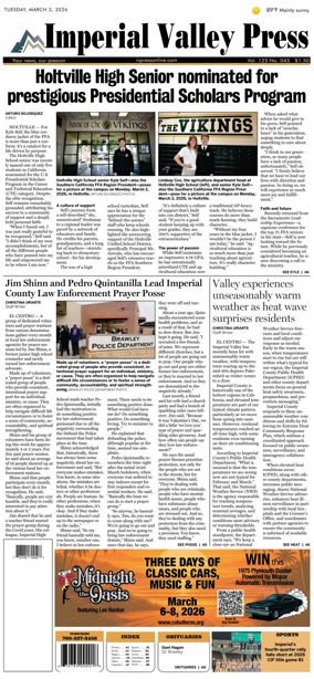 Cover of Imperial Valley Press