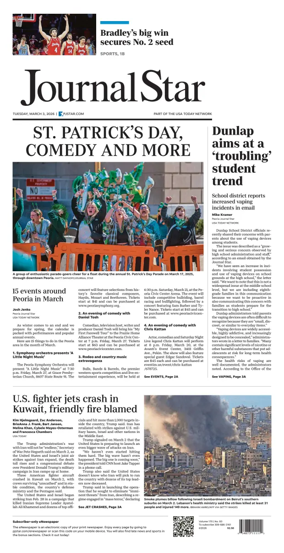 Cover of Journal Star (Peoria)