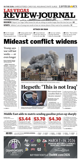 Cover of Las Vegas Review-Journal