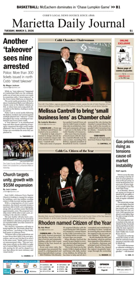 Cover of Marietta Daily Journal