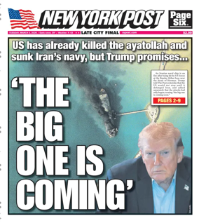 Cover of New York Post