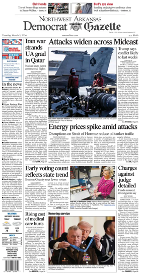 Cover of Northwest Arkansas Democrat-Gazette