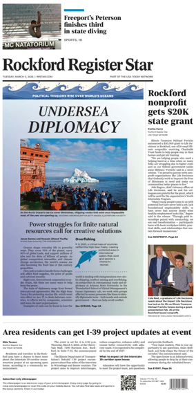 Cover of Rockford Register Star