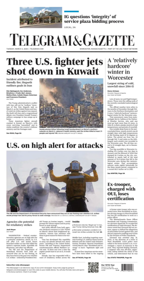 Cover of Telegram & Gazette