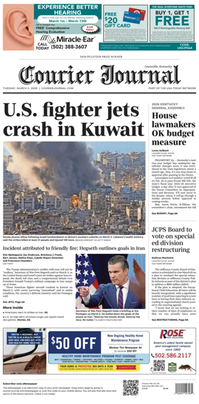 Cover of The Courier-Journal (Louisville)