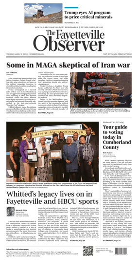 Cover of The Fayetteville Observer