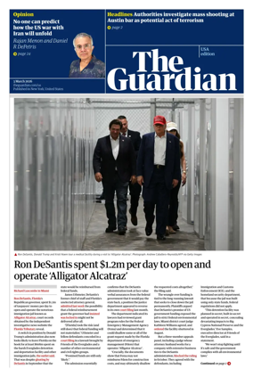 Cover of The Guardian (USA)