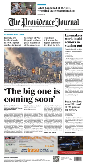 Cover of The Providence Journal