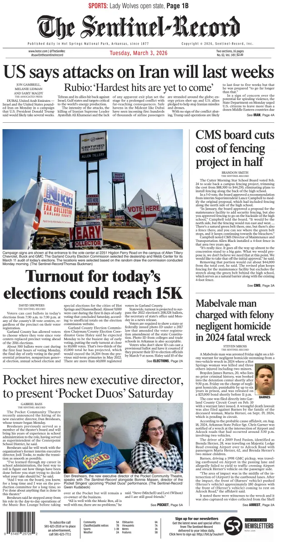 Cover of The Sentinel-Record