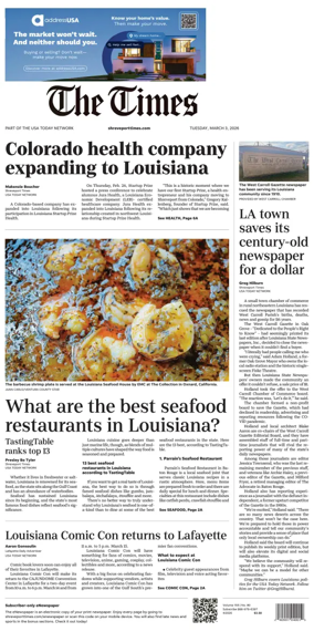 Cover of The Times (Shreveport)