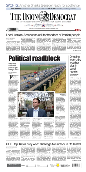 Cover of The Union Democrat