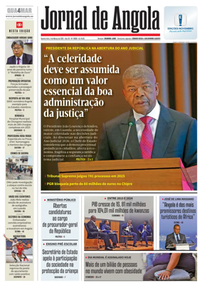 Cover of Jornal de Angola