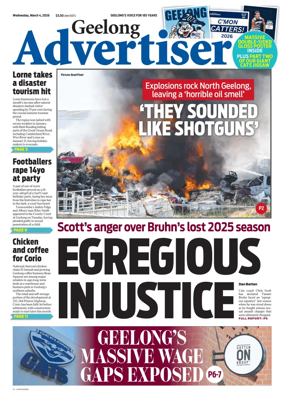 Cover of Geelong Advertiser