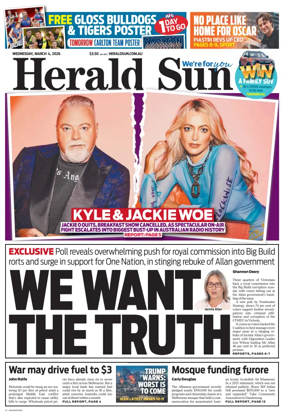 Cover of Herald Sun