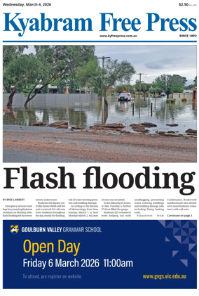 Cover of Kyabram Free Press