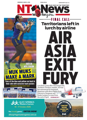Cover of NT News