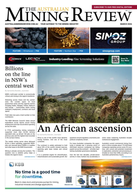 Cover of The Australian Mining Review